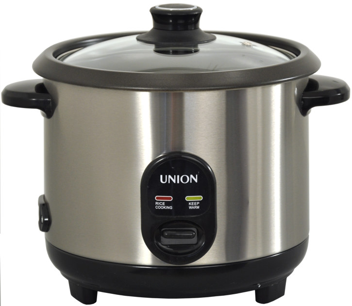 1.0 Ltr. Non Stick Rice Cooker with Glass Lid