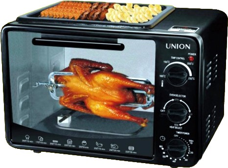 Union 18L Electric Oven With Top Tray
